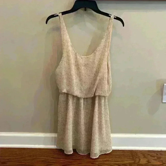 THML Womens Sleeveless Mini Boho Floral Lined Flowy SunDress Size Small - Picture 9 of 12